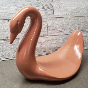 Decorative Ceramic Swan Towel holder.